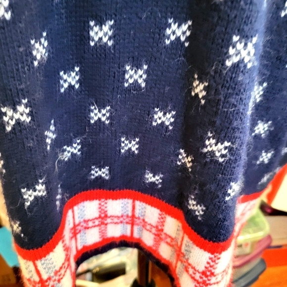 Private Eyes Vintage Snowmen Cardigan Large Large Christmas - Picture 7 of 11